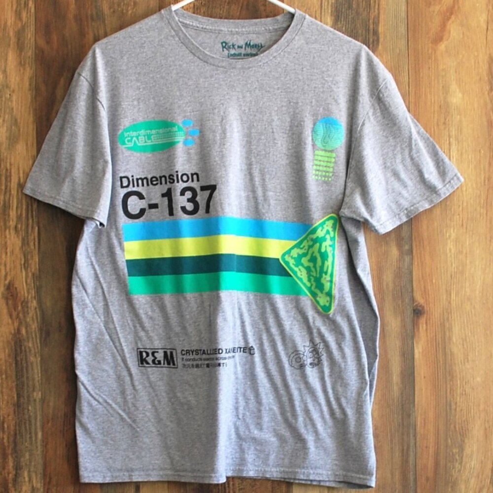 Rick and Morty Adult Swim lootWear Exclusive Graphic Tee L